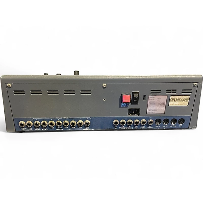 Used E-mu SP12 Drum Machine
