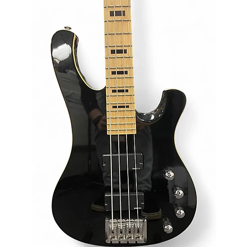 Used Schecter Guitar Research Diamond 004 Black Electric Bass Guitar