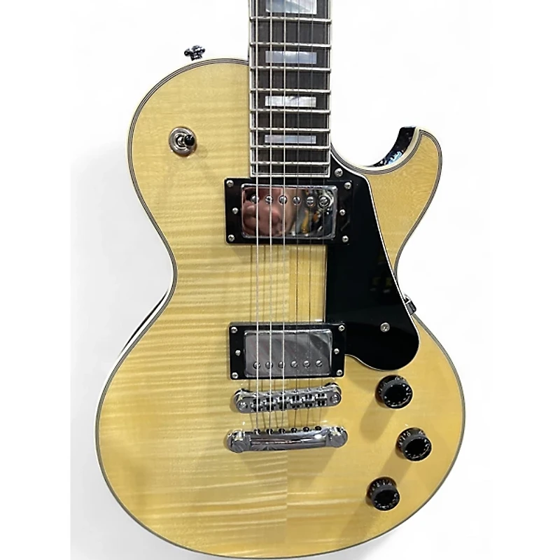 Used Schecter Guitar Research Solo II custom Natural Solid Body Electric Guitar