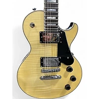 Used Schecter Guitar Research Solo II custom Natural Solid Body Electric Guitar