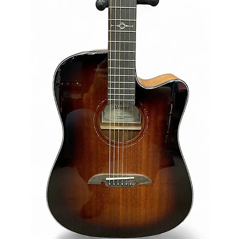 Used Alvarez AD66CE Dreadnought SHADOW BURST Acoustic Electric Guitar