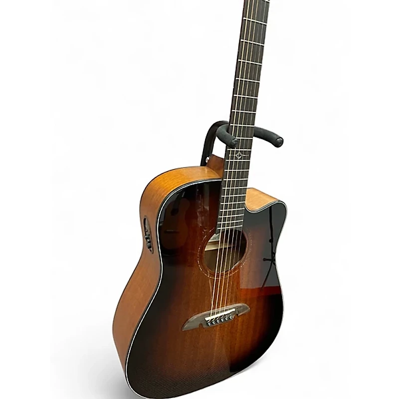 Used Alvarez AD66CE Dreadnought SHADOW BURST Acoustic Electric Guitar