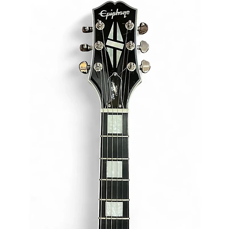 Used Epiphone Les Paul Custom Natural Solid Body Electric Guitar
