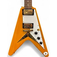 Used Epiphone 1958 Korina Flying V Aged Natural Solid Body Electric Guitar