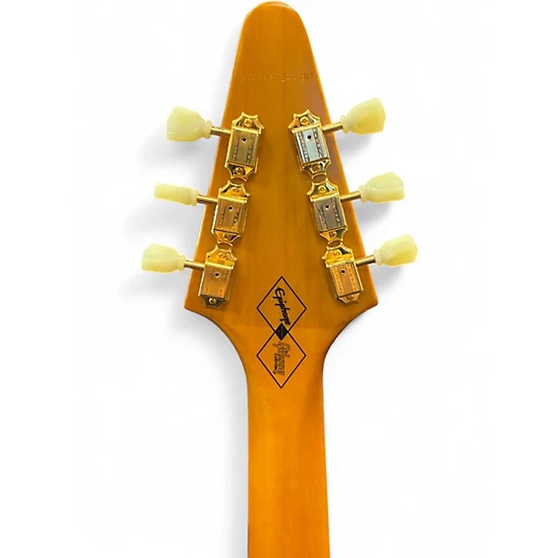 Used Epiphone 1958 Korina Flying V Aged Natural Solid Body Electric Guitar