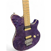 Used 2023 Ernie Ball Music Man Axis Trans Purple Solid Body Electric Guitar