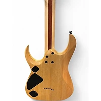 Used Ibanez RGDIX6PB BLACK BURL AND NATURAL Solid Body Electric Guitar