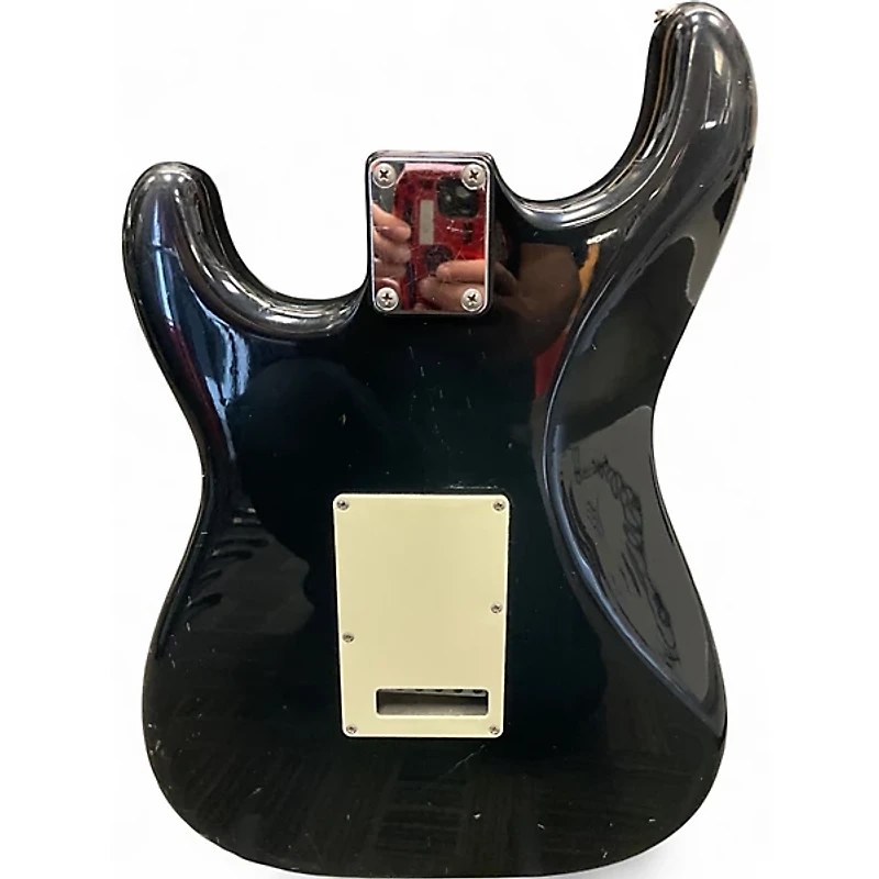 Used Squier Stratocaster Made in Japan Black Solid Body Electric Guitar