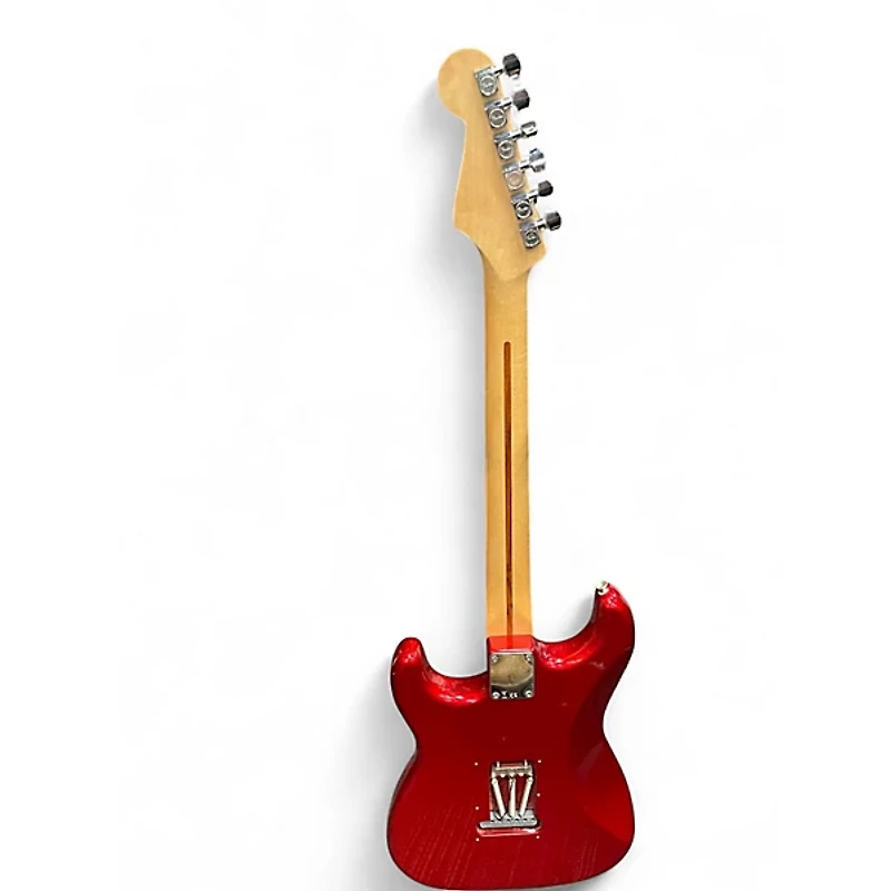 Used Fender Standard Stratocaster Metallic Red Solid Body Electric Guitar