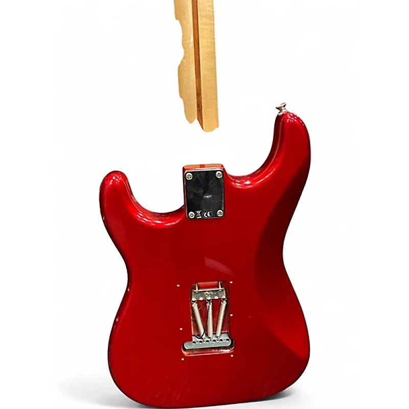 Used Fender Standard Stratocaster Metallic Red Solid Body Electric Guitar