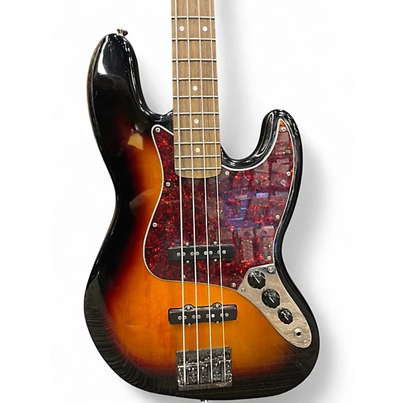 Used Squier Classic Vibe 1960S Jazz Bass 2 Tone Sunburst Electric Bass Guitar