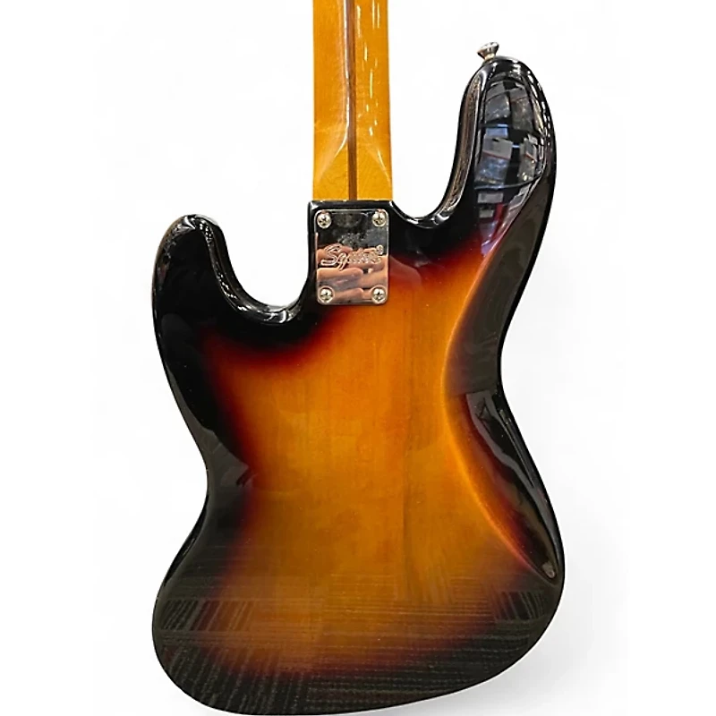 Used Squier Classic Vibe 1960S Jazz Bass 2 Tone Sunburst Electric Bass Guitar
