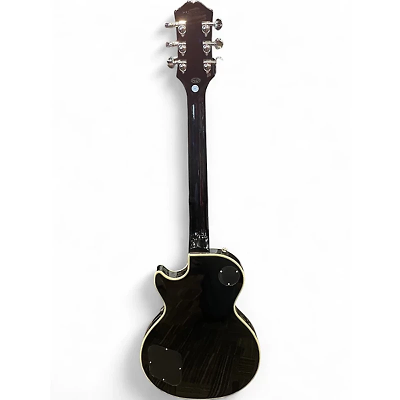 Used Epiphone Les Paul Custom Silverburst Solid Body Electric Guitar