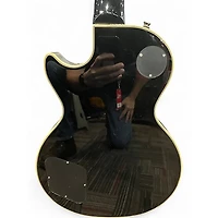 Used Epiphone Les Paul Custom Silverburst Solid Body Electric Guitar