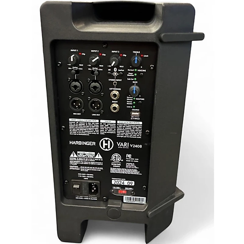 Used Harbinger VARI V2408 Powered Speaker