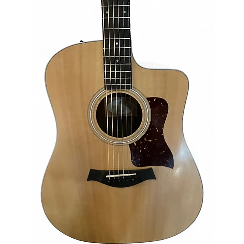 Used Taylor 210CE Natural Acoustic Electric Guitar