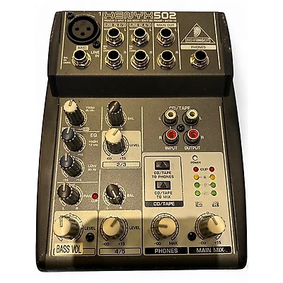 Used Behringer Xenyx 502 Unpowered Mixer