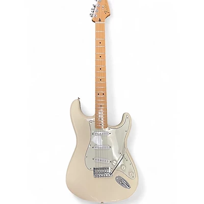 Used Fender Standard Stratocaster Olympic White Solid Body Electric Guitar