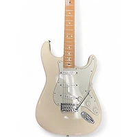 Used Fender Standard Stratocaster Olympic White Solid Body Electric Guitar