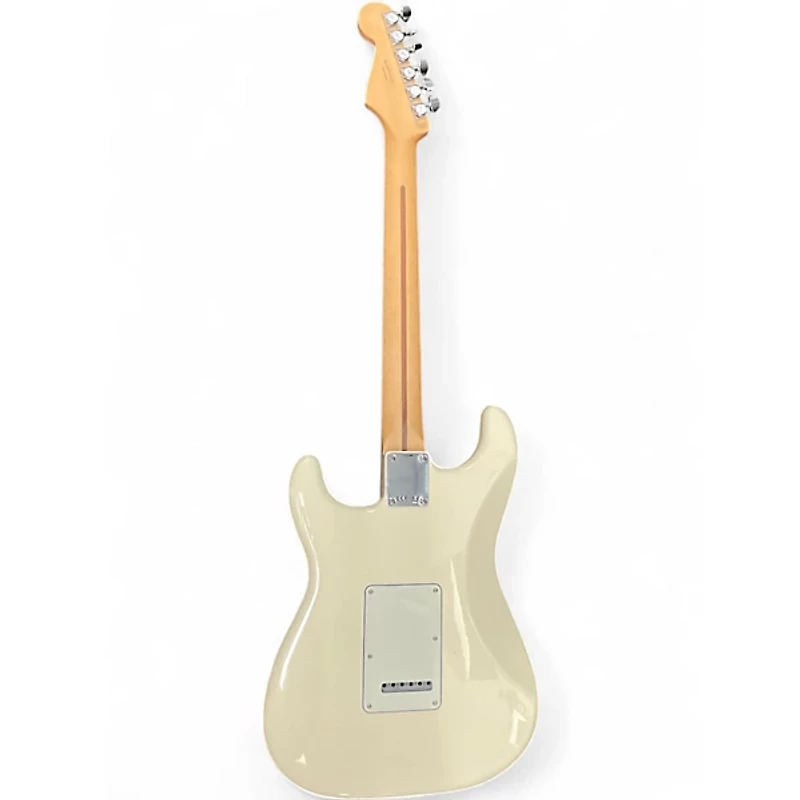 Used Fender Standard Stratocaster Olympic White Solid Body Electric Guitar