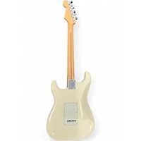 Used Fender Standard Stratocaster Olympic White Solid Body Electric Guitar