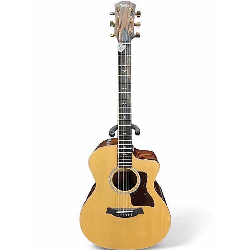 Used Taylor 214CE PLUS LTD Natural Acoustic Electric Guitar
