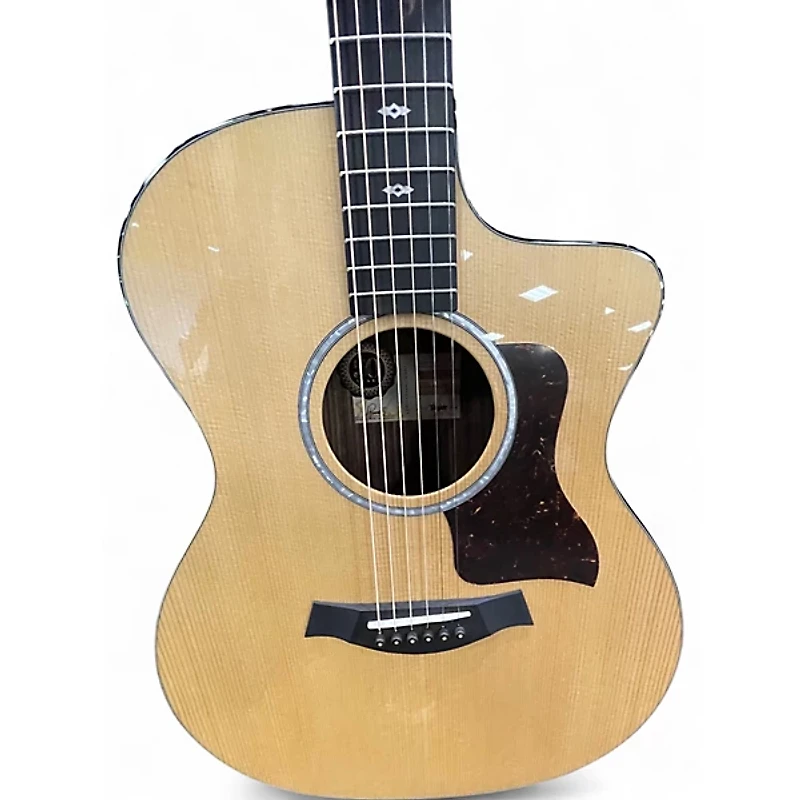 Used Taylor 214CE PLUS LTD Natural Acoustic Electric Guitar