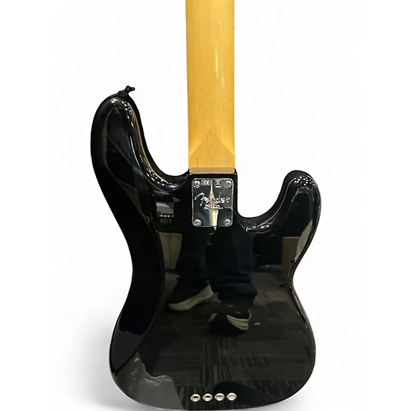 Used Fender American Standard Precision Bass Black Electric Bass Guitar
