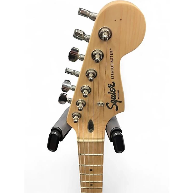 Used Squier SONIC STRATOCASTER BLACK Solid Body Electric Guitar