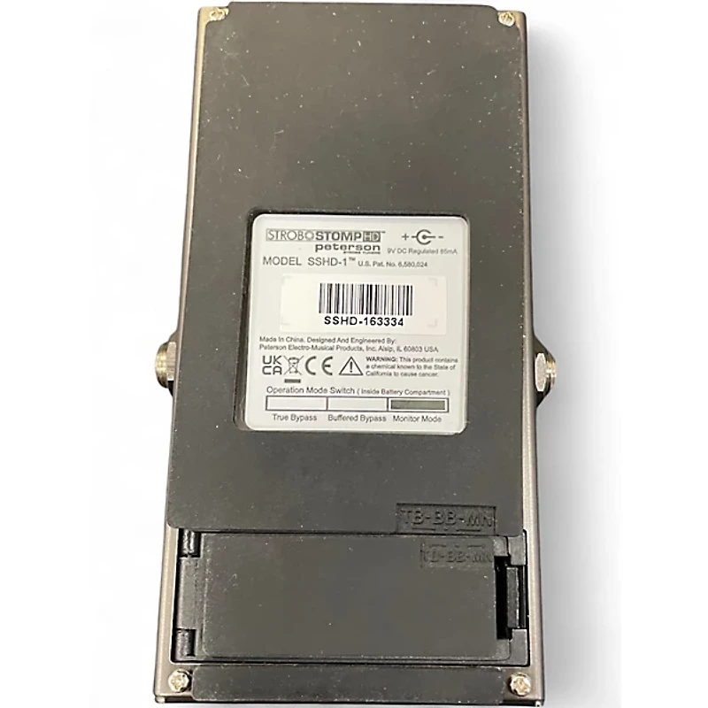 Used Peterson STROBOSTOMP Tuner Pedal