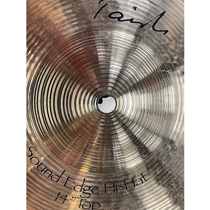 Used Paiste 14in Signature Sound Edge Hi Hat Pair Cymbal