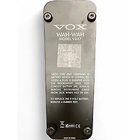 Used VOX V847A Reissue Wah Pedal Effect Pedal