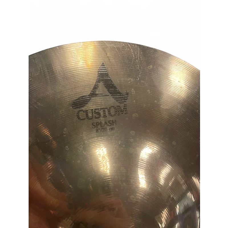 Used Zildjian 8in A Custom Splash Cymbal