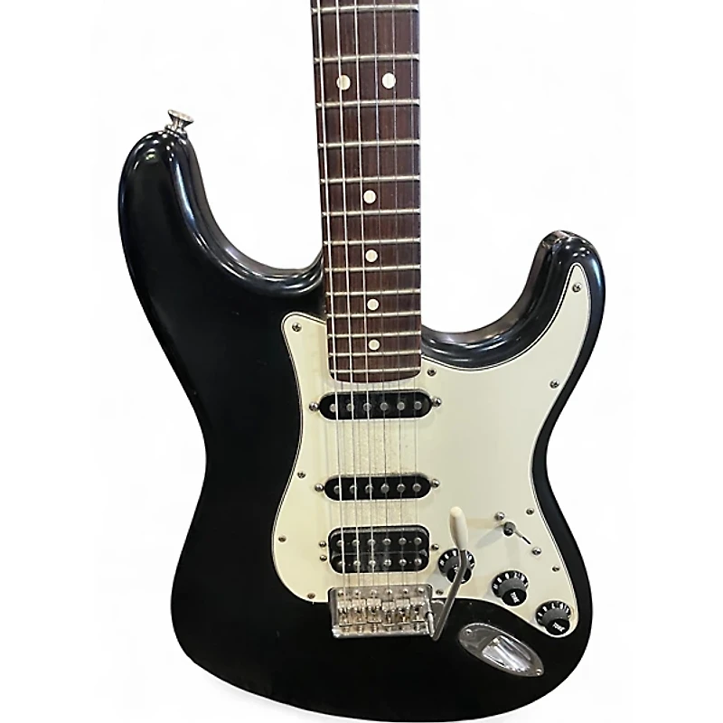 Used Fender Highway One HSS Stratocaster Black Solid Body Electric Guitar
