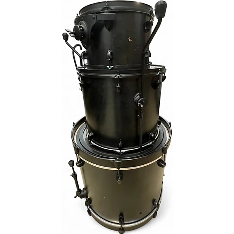 Used SJC Drums 3 Piece PATHFINDER GALAXY GREY Drum Kit