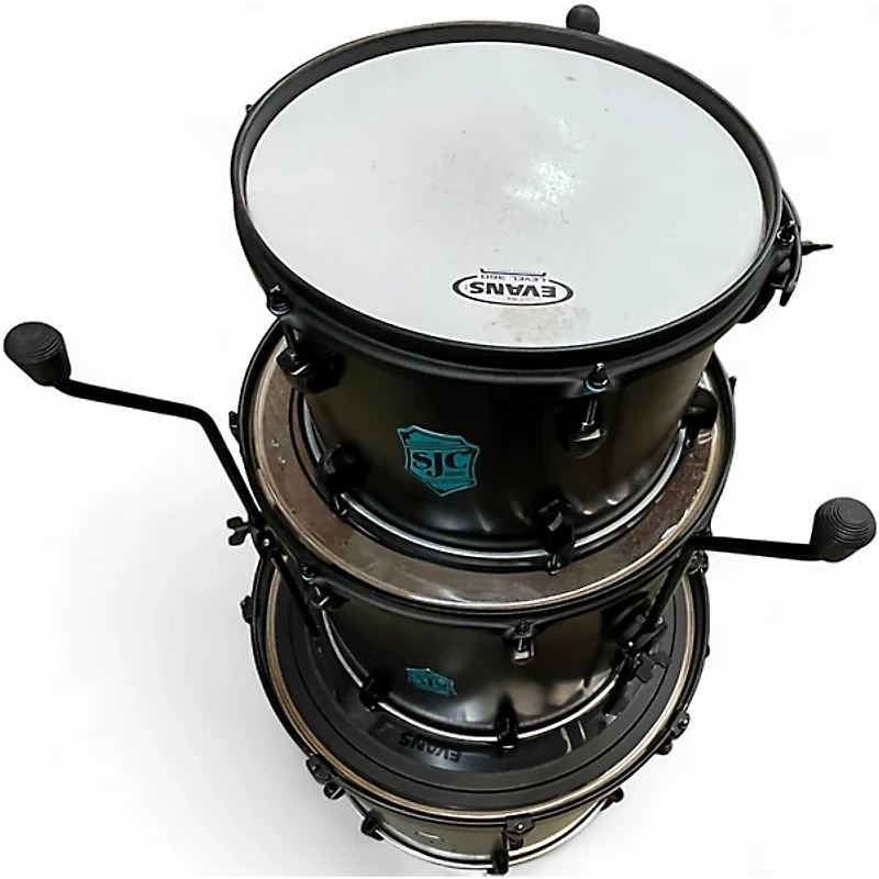 Used SJC Drums 3 Piece PATHFINDER GALAXY GREY Drum Kit