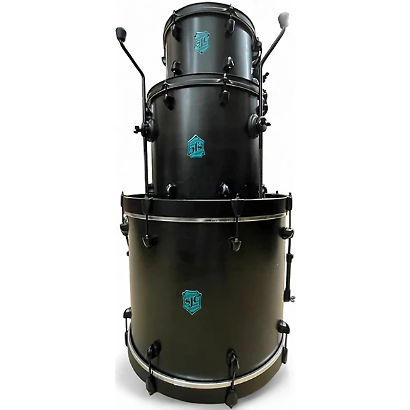 Used SJC Drums 3 Piece PATHFINDER GALAXY GREY Drum Kit