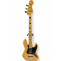 Used Squier Classic Vibe 70s Jazz Bass Natural Electric Bass Guitar