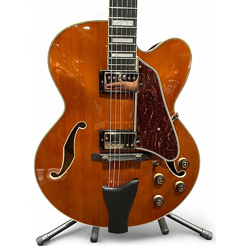 Used Ibanez AF95 Dark Amber Hollow Body Electric Guitar