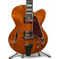 Used Ibanez AF95 Dark Amber Hollow Body Electric Guitar