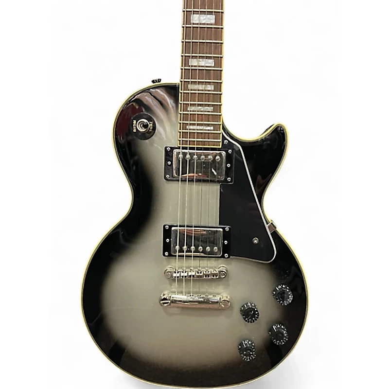 Used Epiphone Les Paul Custom Pro Silverburst Solid Body Electric Guitar