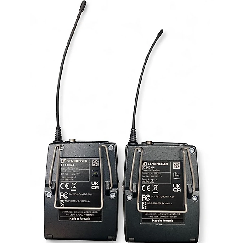 Used Sennheiser SK100 G4 w/Samson Mic Lavalier Wireless System