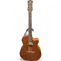 Used Luna GYPSY TATTOO Mahogany Acoustic Electric Guitar