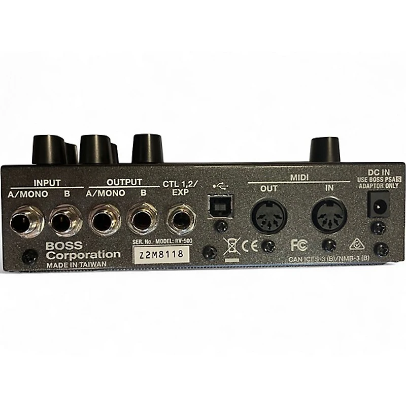 Used BOSS RV500 Reverb Effect Pedal