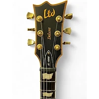 Used ESP LTD EC1000 Deluxe Black Solid Body Electric Guitar