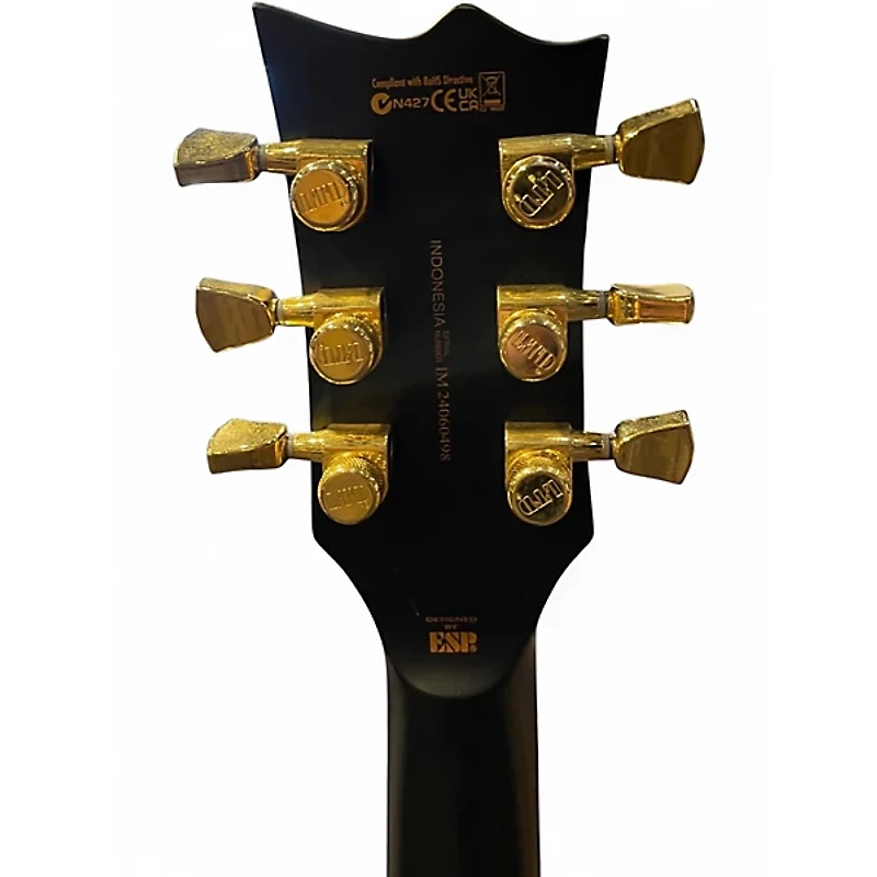 Used ESP LTD EC1000 Deluxe Black Solid Body Electric Guitar