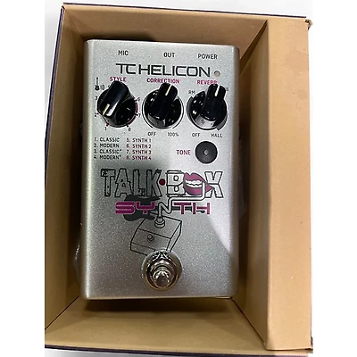 Used TC Helicon TALK BOX SYNTH Effect Pedal