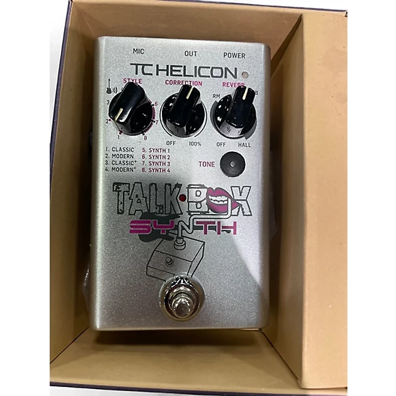 Used TC Helicon TALK BOX SYNTH Effect Pedal