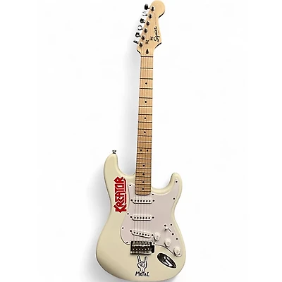 Used Squier Affinity Stratocaster Olympic White Solid Body Electric Guitar