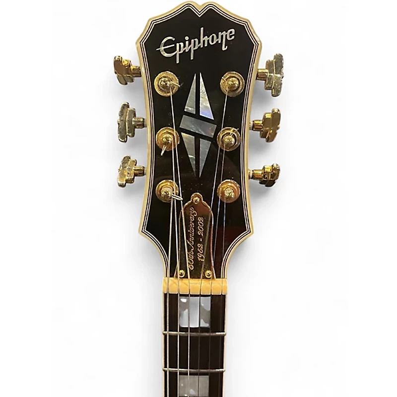 Used Epiphone 50th Anniversary 1960 Les Paul Black Solid Body Electric Guitar